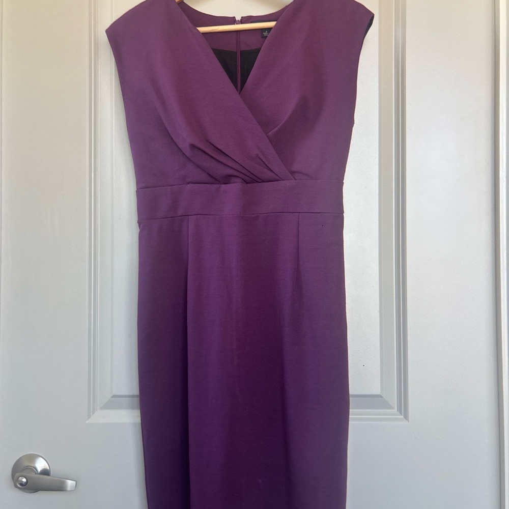 Banana Republic Deep Purple Midi Dress